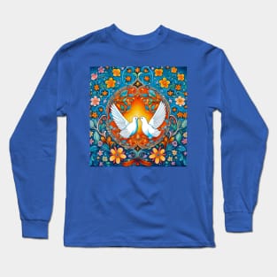 Peace and Harmony Doves Long Sleeve T-Shirt